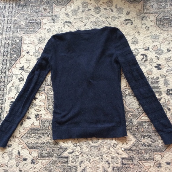 Tommy Hilfiger navy blue cardigan sweater - Picture 4 of 4